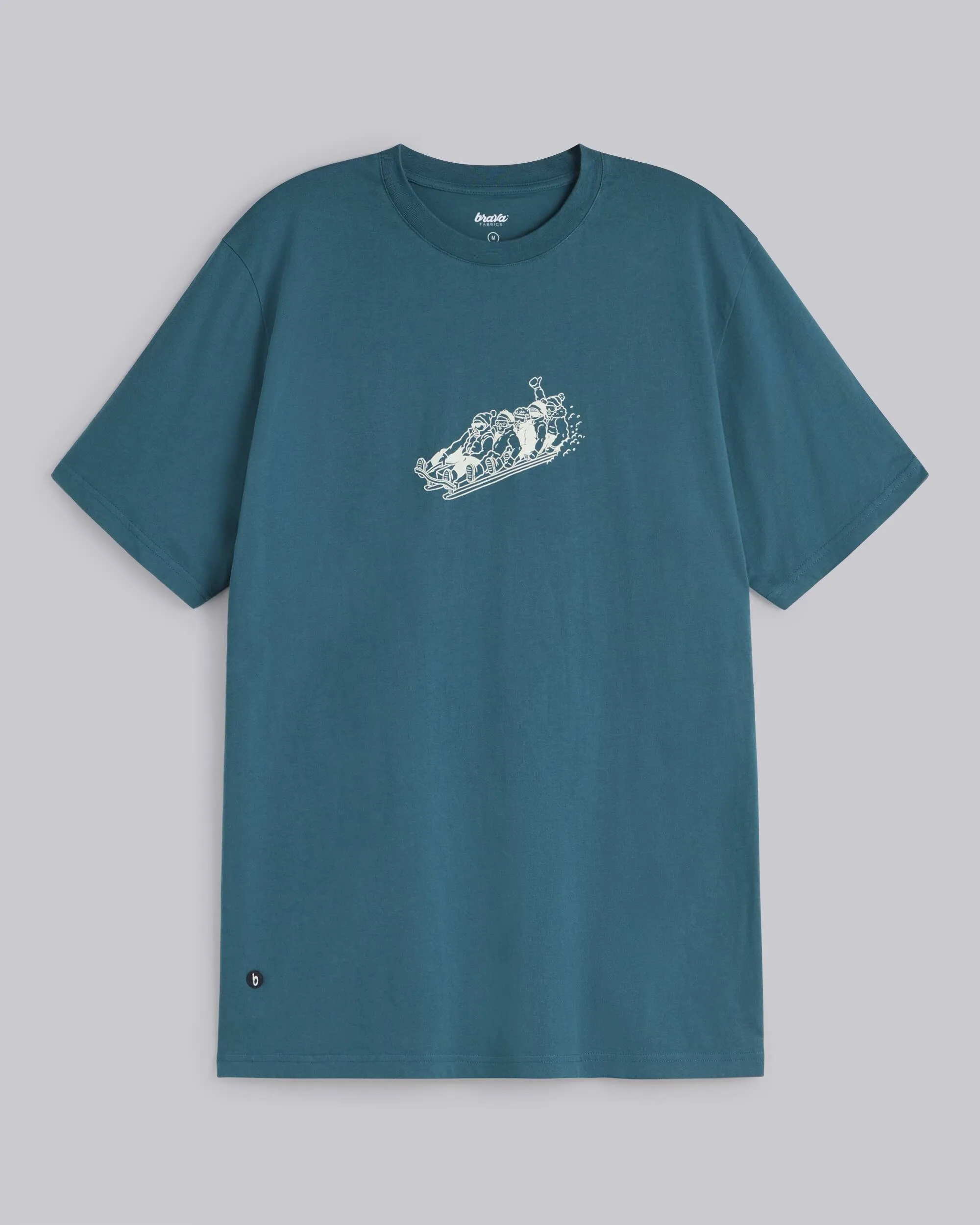 SNOW SLED TSHIRT PETROL