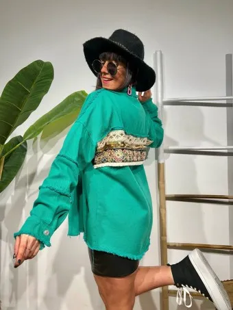 Sobrecamisa Desflecada LAHOMA Verde