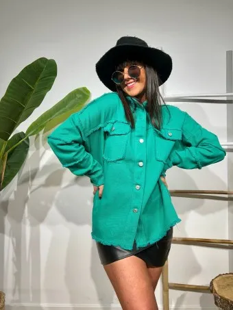 Sobrecamisa Desflecada LAHOMA Verde