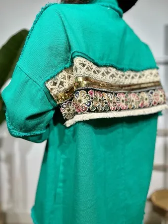 Sobrecamisa Desflecada LAHOMA Verde
