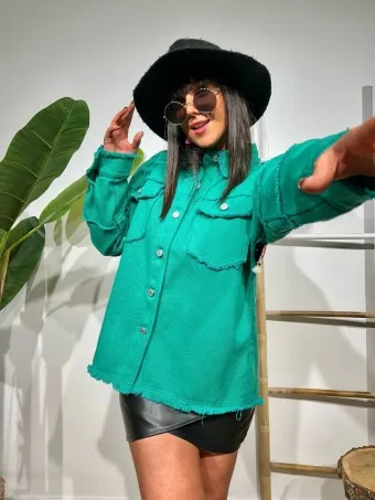 Sobrecamisa Desflecada LAHOMA Verde