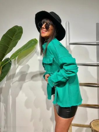 Sobrecamisa Desflecada LAHOMA Verde