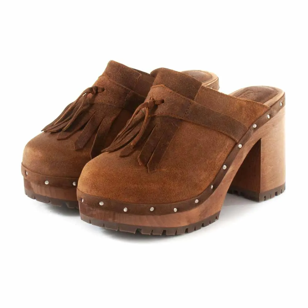 Socas XUZ Franjas Tacao Medio Castanho 40763