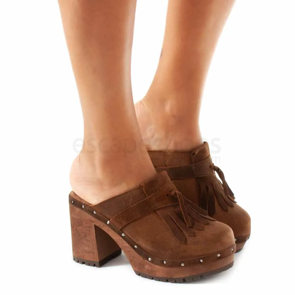 Socas XUZ Franjas Tacao Medio Castanho 40763