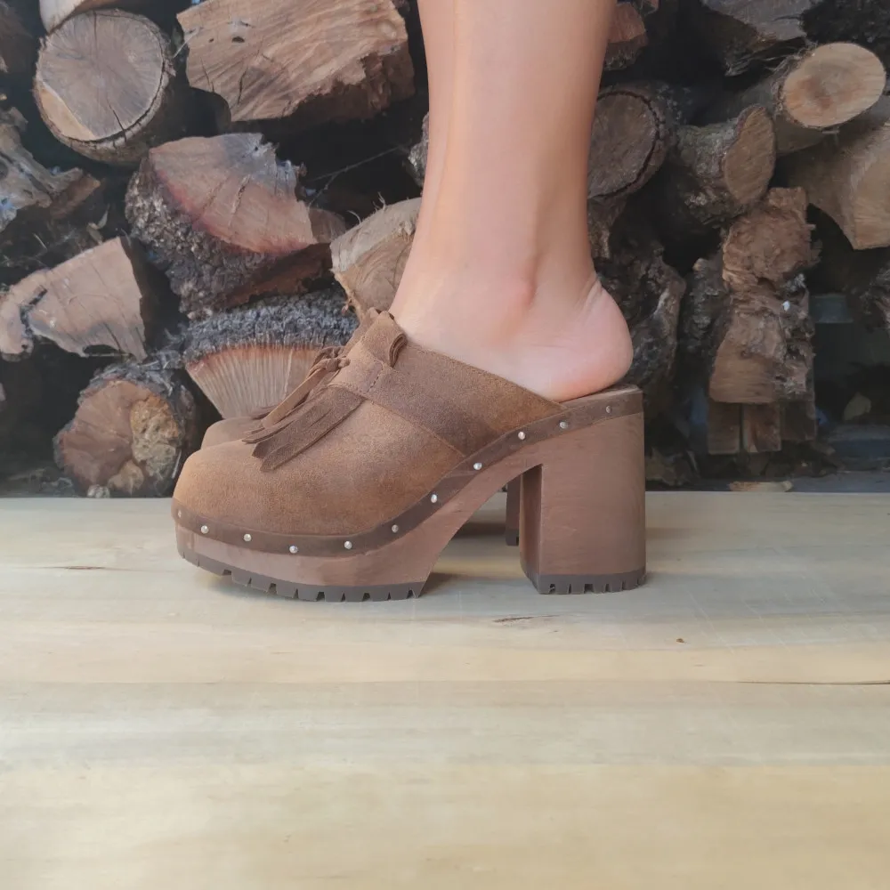Socas XUZ Franjas Tacao Medio Castanho 40763