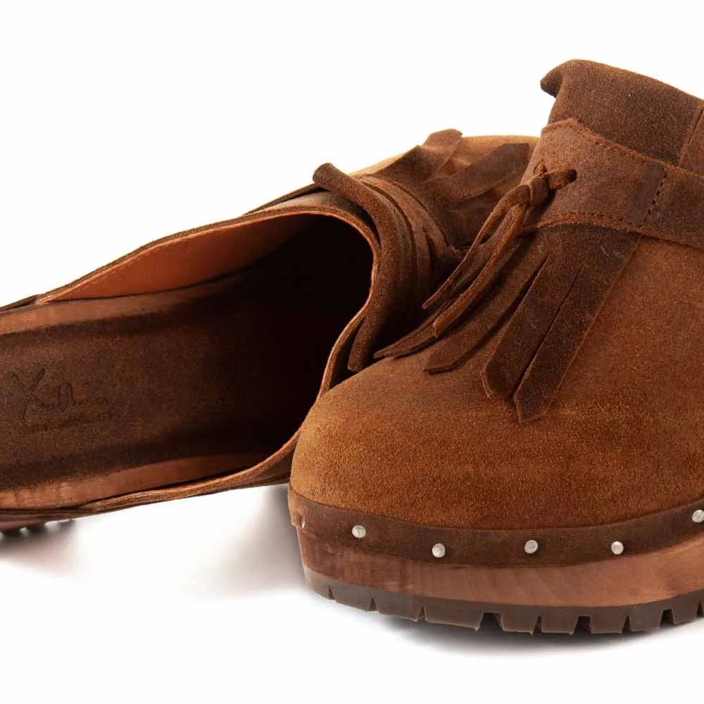 Socas XUZ Franjas Tacao Medio Castanho 40763