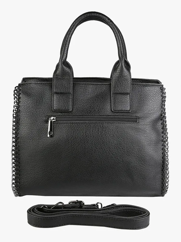 Solada Bolso de mujer con doble asa y cadena.