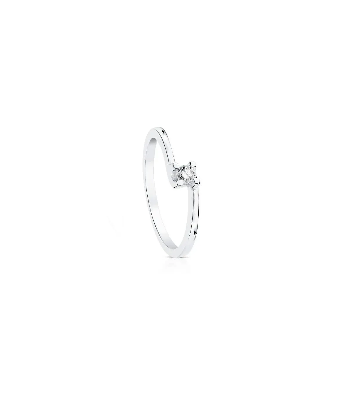 Solitaire Lorien 0.100 Ct. 18 K