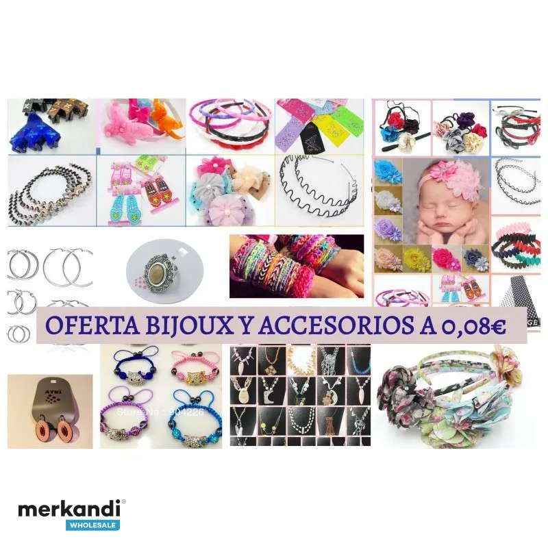 STOCK BISUTERíA Y ACCESORIOS PARA EL PELO  PALET SURTIDO