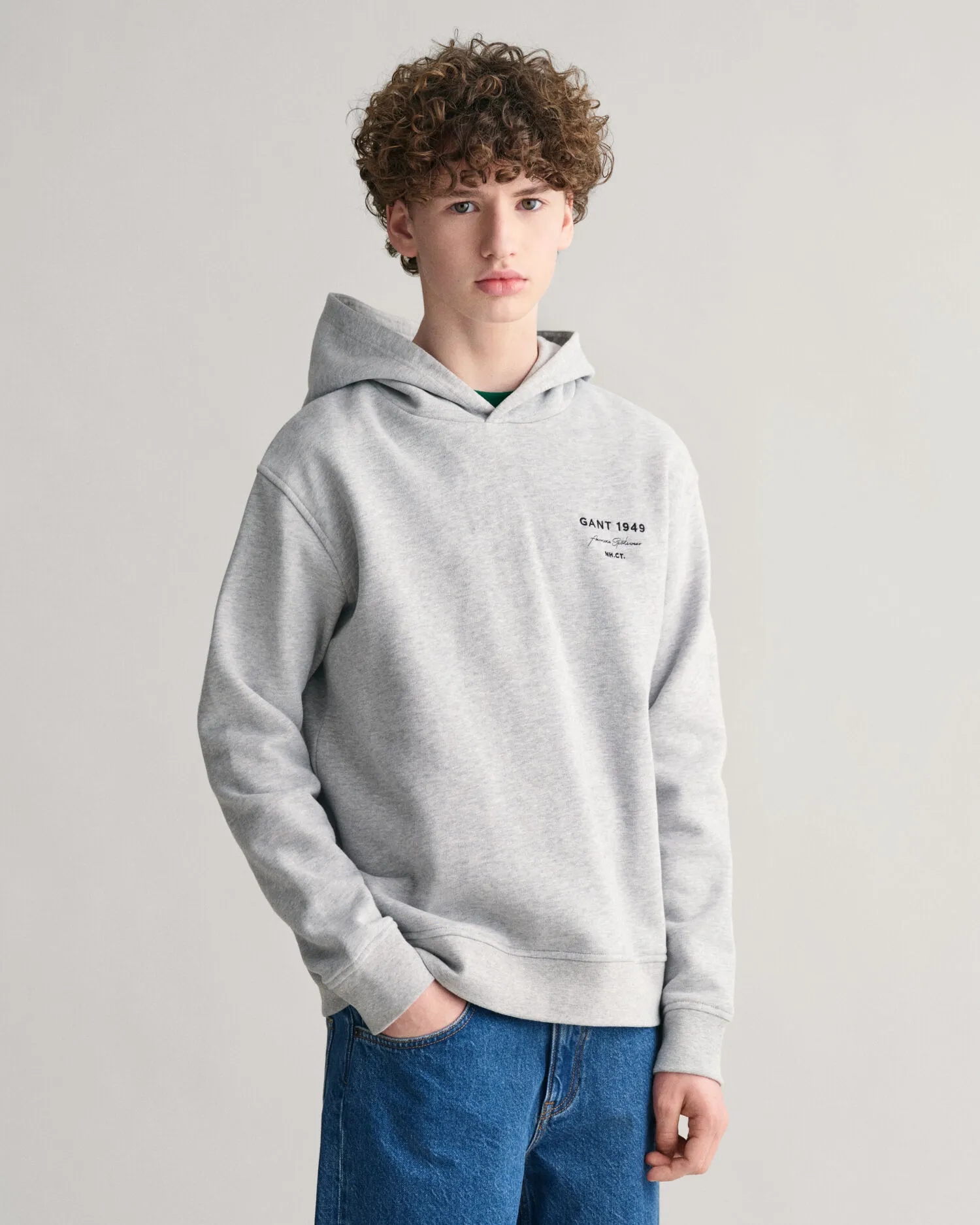Sudadera con capucha Script Graphic Teens