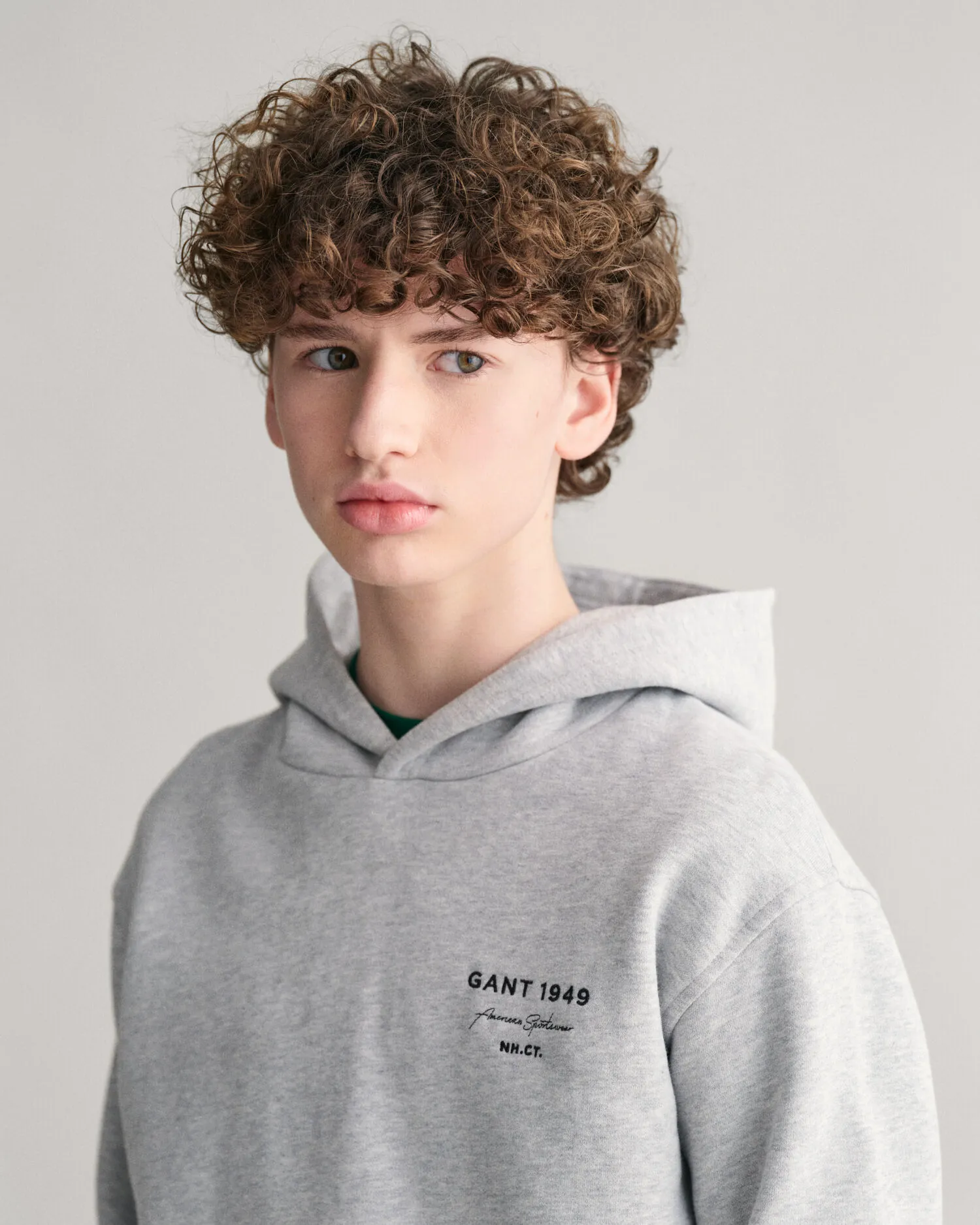 Sudadera con capucha Script Graphic Teens