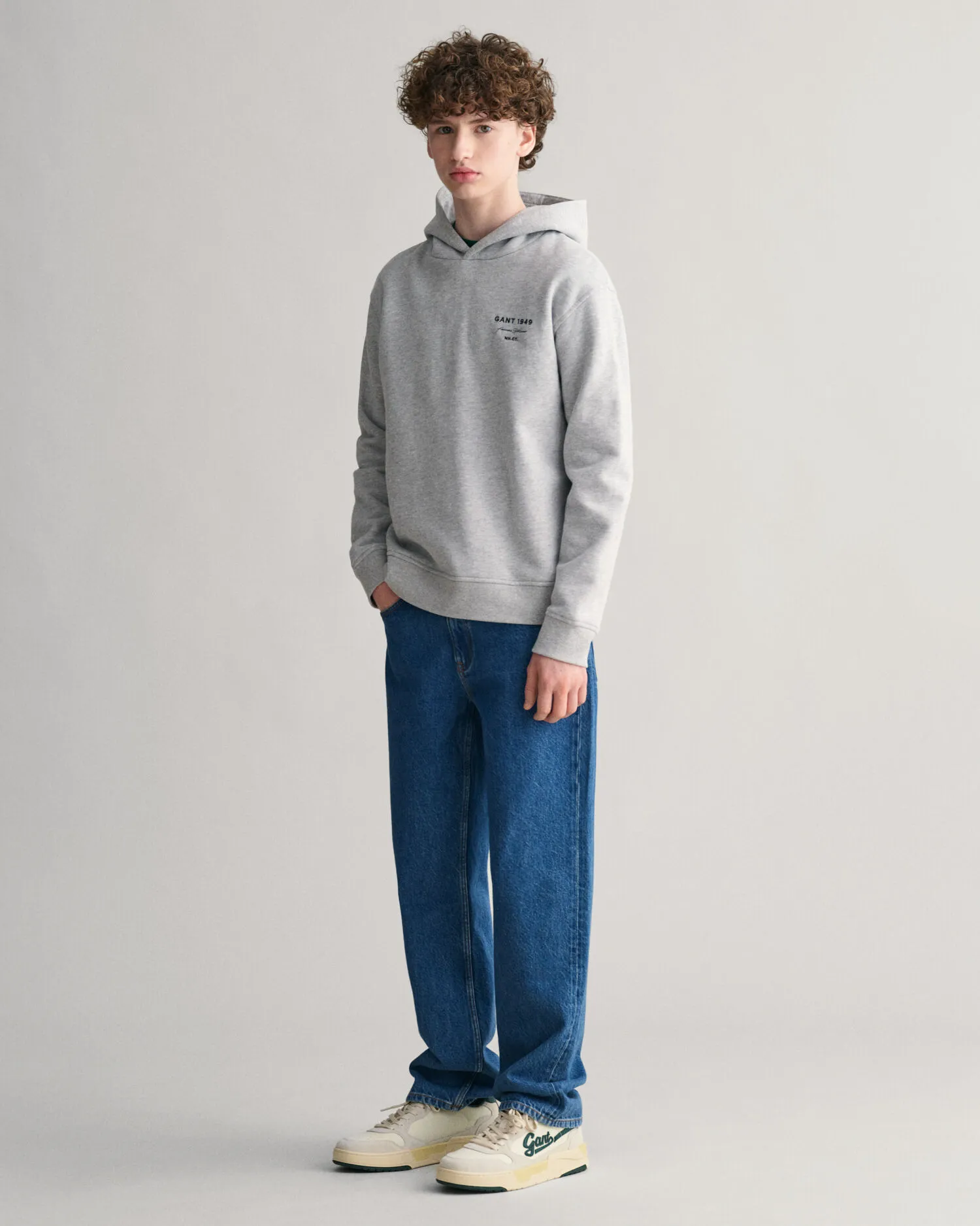 Sudadera con capucha Script Graphic Teens