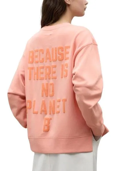 Sudadera Ecoalf Moss Naranja Para Mujer
