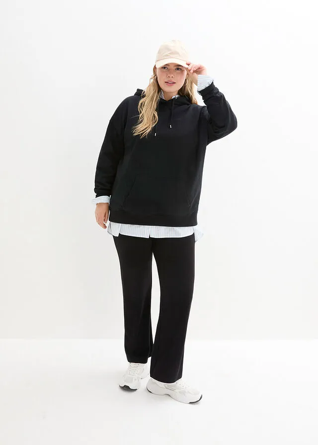 Sudadera holgada con capucha Rojo