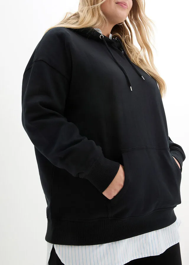 Sudadera holgada con capucha Rojo