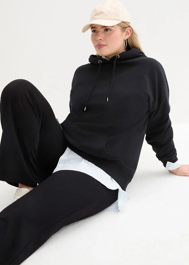 Sudadera holgada con capucha Rojo