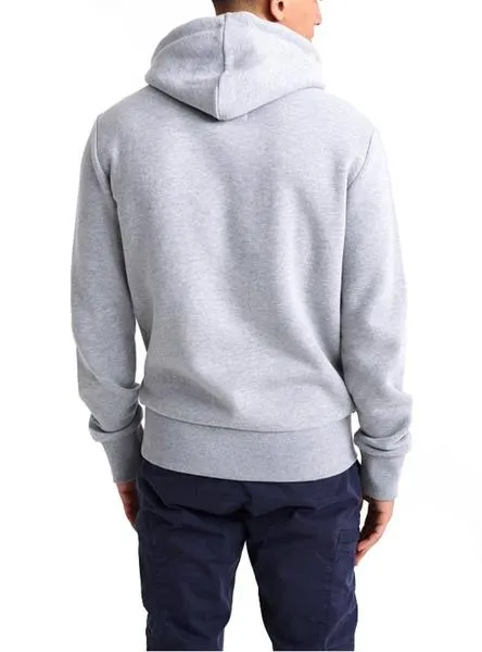 sudadera superdry retro sport gris hombre