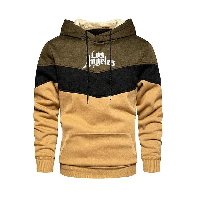 Sudaderas con capucha con estampado de retazos para hombre Los ngeles