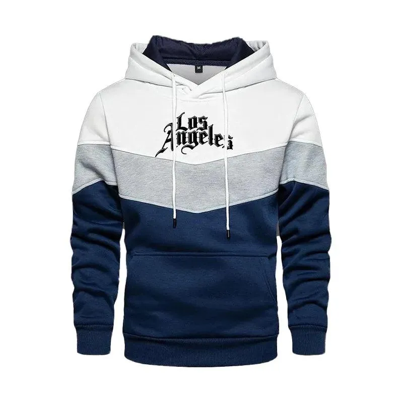 Sudaderas con capucha con estampado de retazos para hombre Los ngeles