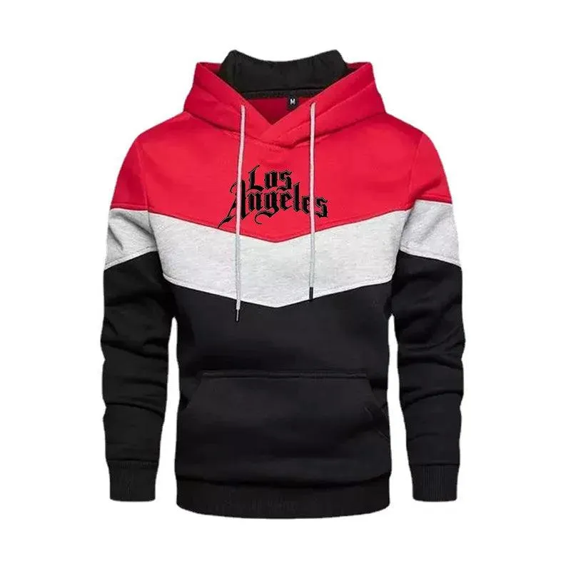 Sudaderas con capucha con estampado de retazos para hombre Los ngeles