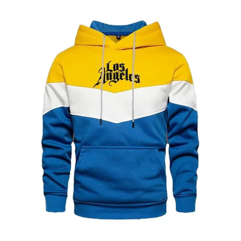 Sudaderas con capucha con estampado de retazos para hombre Los ngeles