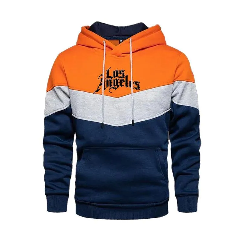 Sudaderas con capucha con estampado de retazos para hombre Los ngeles