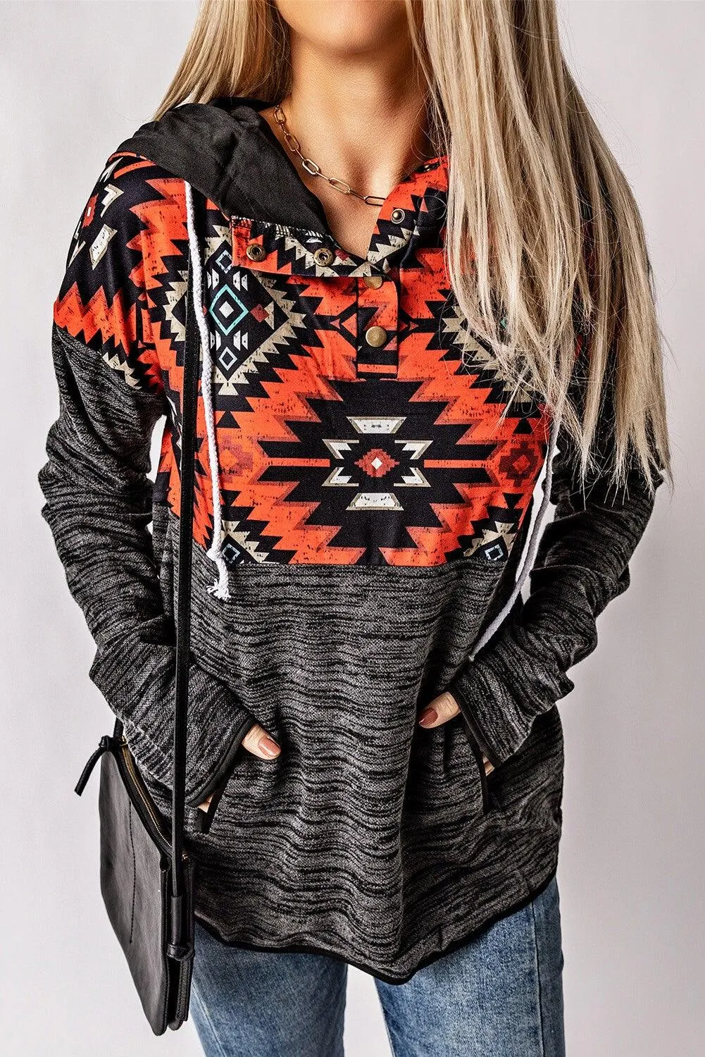 Sudaderas con estampado geométrico