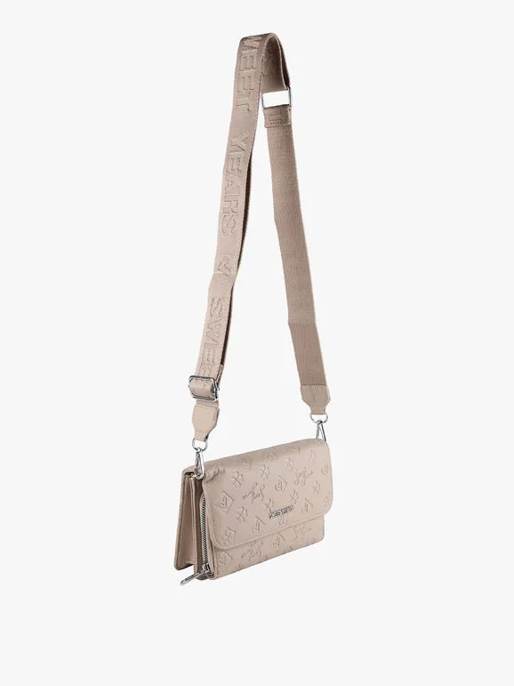 Sweet Years Bolso bandolera de mujer con compartimento para cartera.