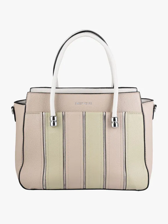 Sweet Years Bolso de mujer rígido bicolor