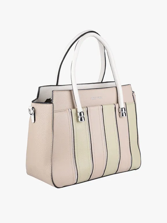 Sweet Years Bolso de mujer rígido bicolor