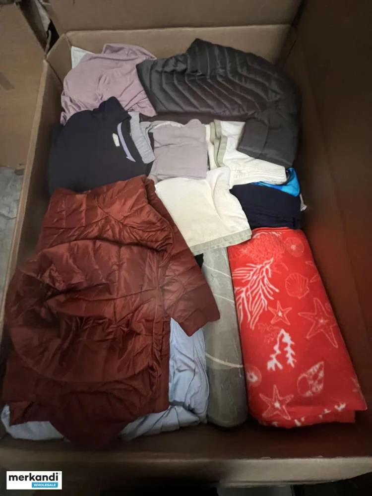 SÓLO PARA LA EXPORTACIÓN: PRENDAS DE VESTIR / TEXTILES PARA EL HOGAR SIN ETIQUETA DE KILOGRAMOS MIXTOS 