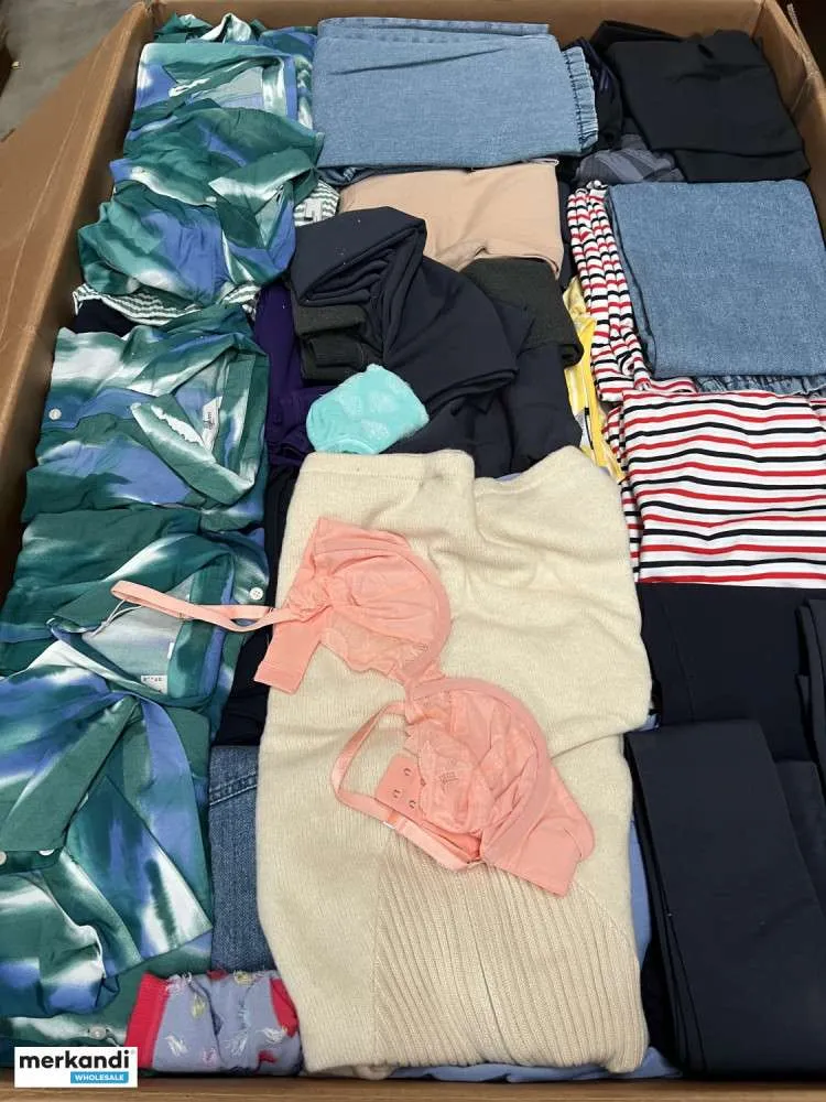 SÓLO PARA LA EXPORTACIÓN: PRENDAS DE VESTIR / TEXTILES PARA EL HOGAR SIN ETIQUETA DE KILOGRAMOS MIXTOS 