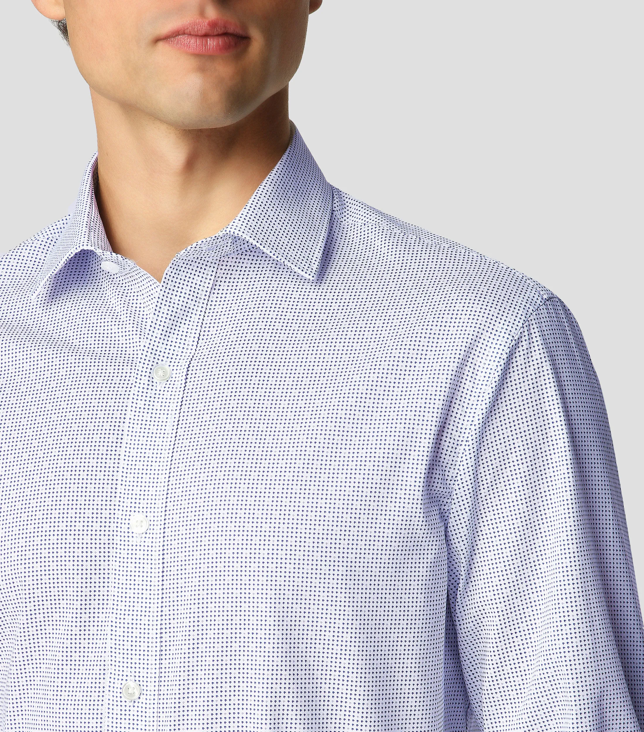 Tommy Hilfiger Camisa con microdiseños manga larga Hombre