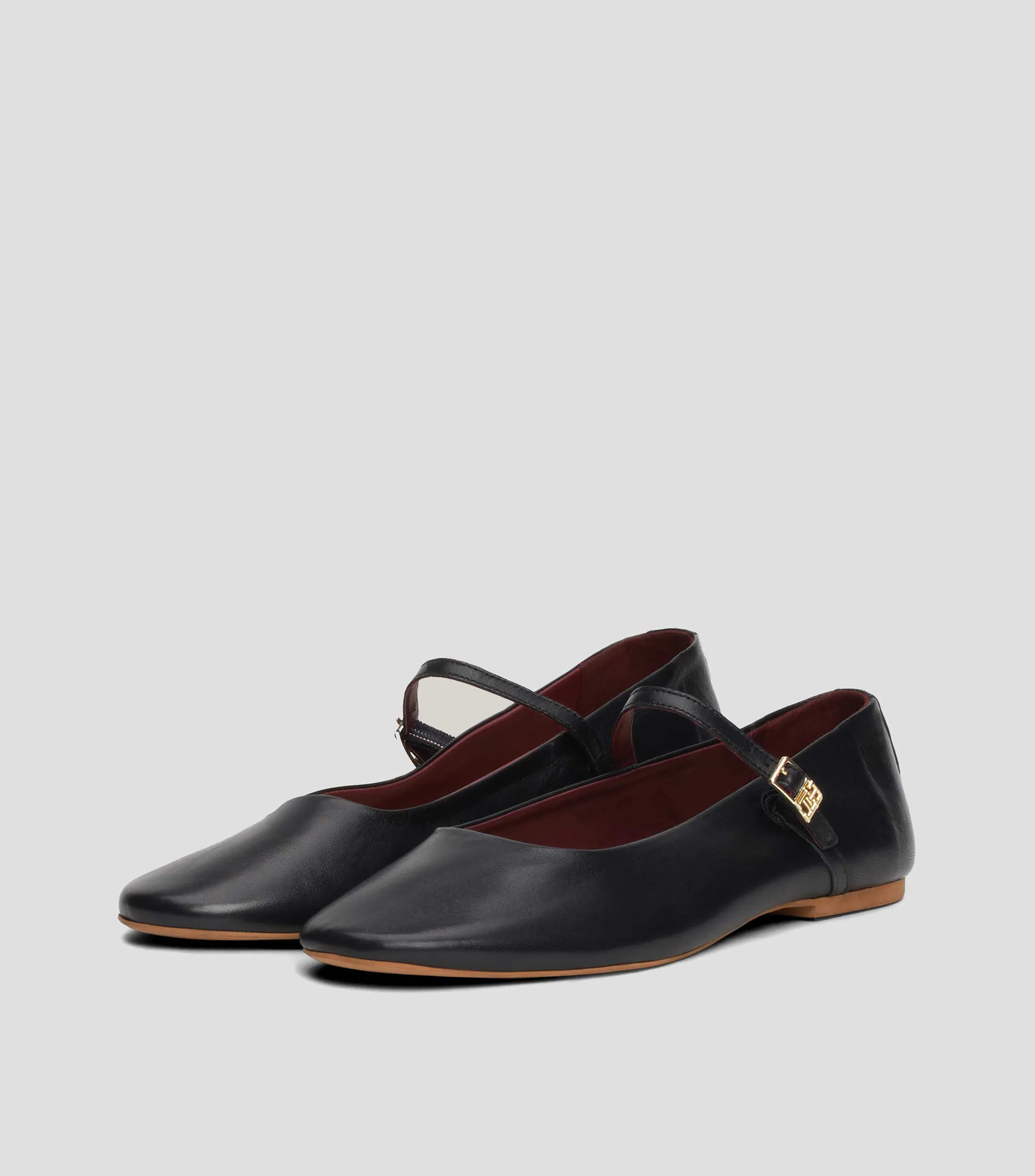 Tommy Hilfiger Flats en piel Mujer