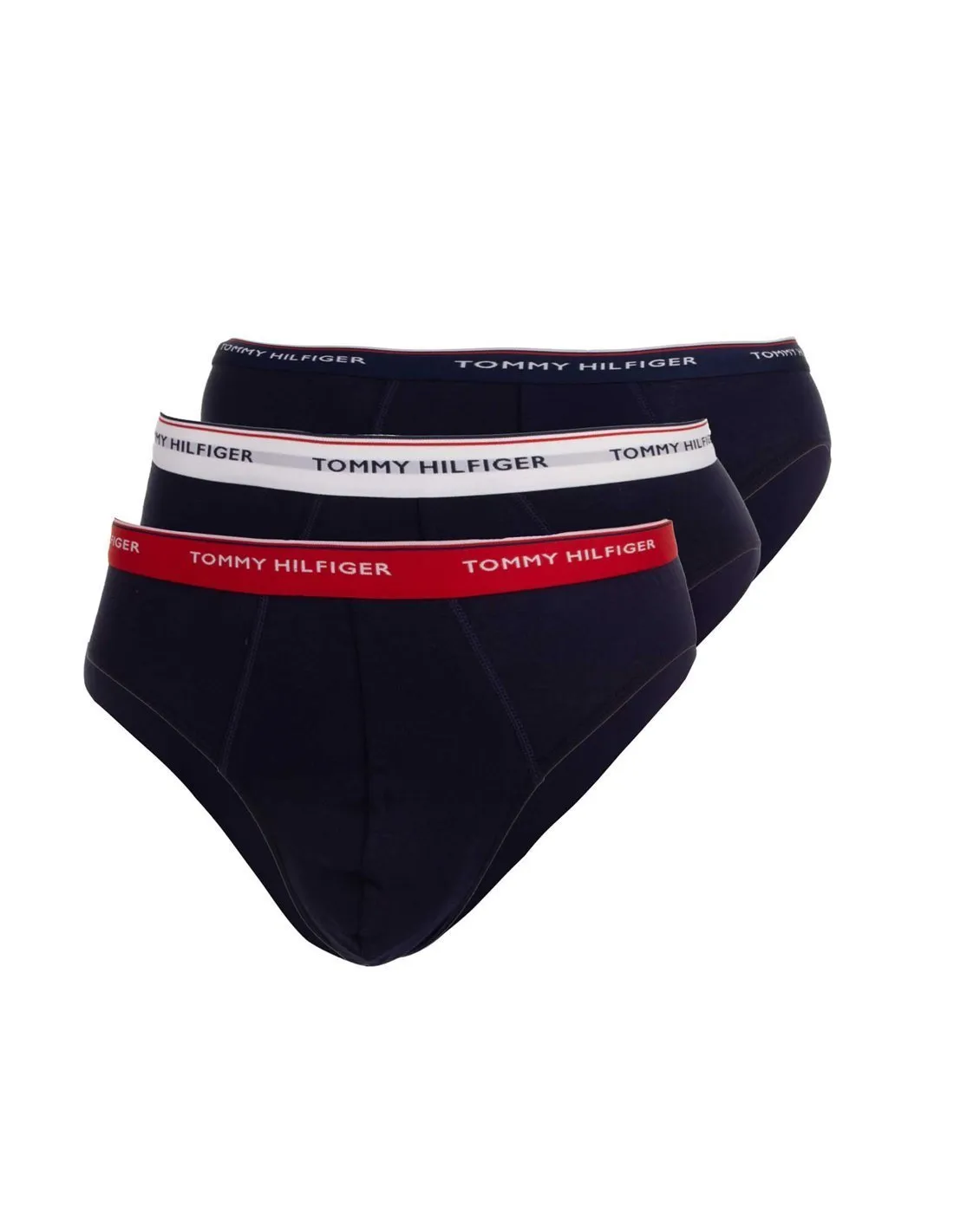 TOMMY HILFIGER  PACK 3 HIP BRIEF AZUL MARINO IU87903766 HOMBRE
