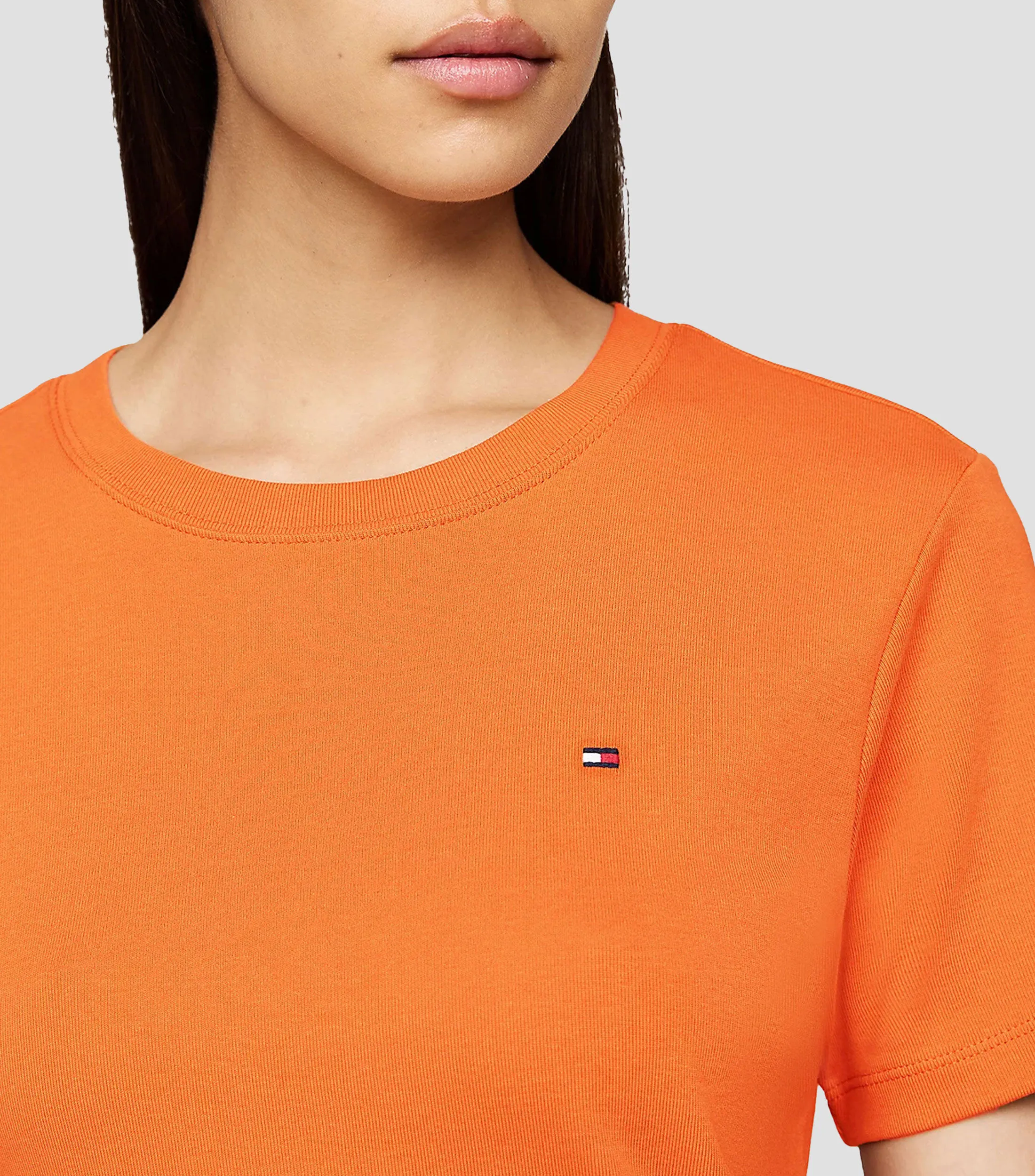Tommy Hilfiger Playera lisa de manga corta Mujer