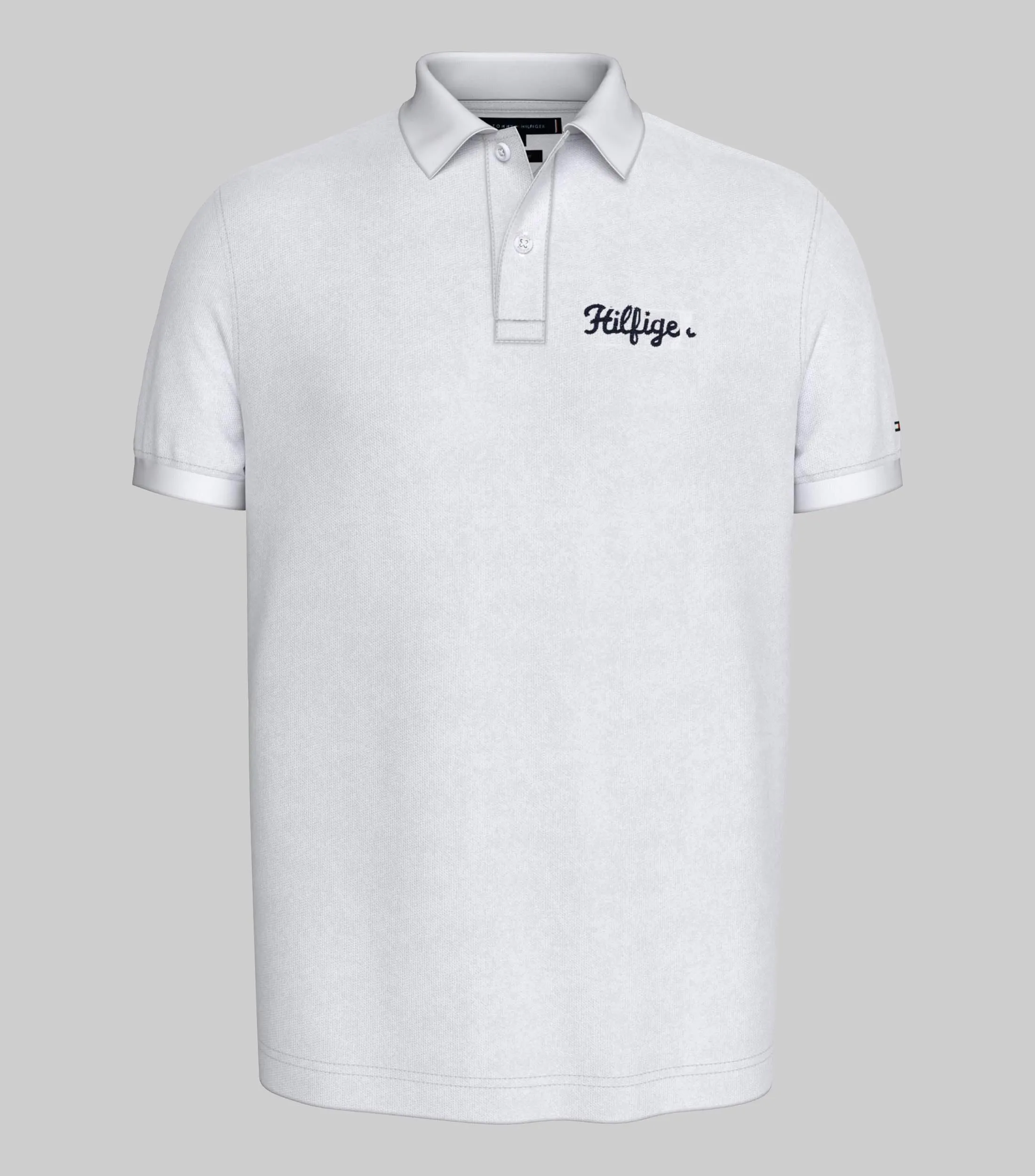Tommy Hilfiger Playera tipo Polo manga corta con logo bordado Hombre