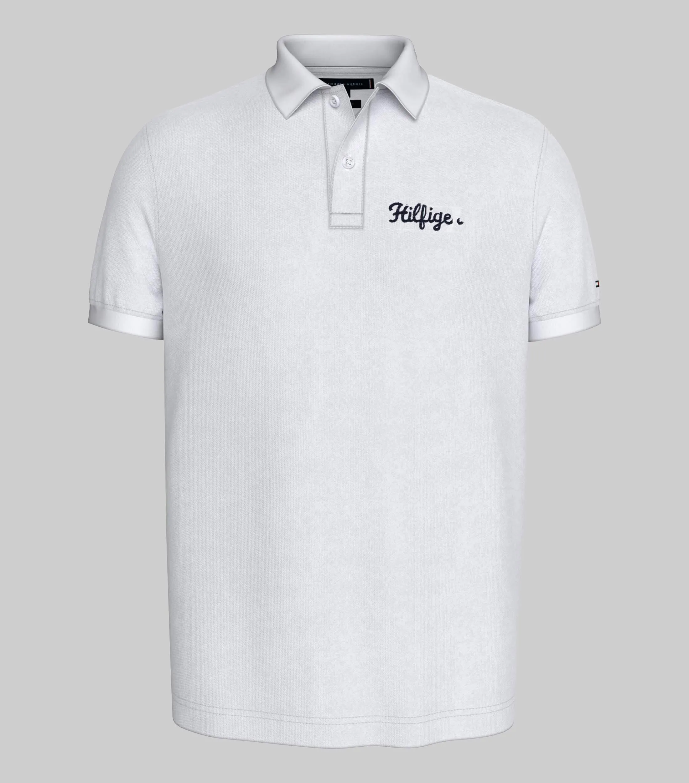 Tommy Hilfiger Playera tipo Polo manga corta con logo bordado Hombre