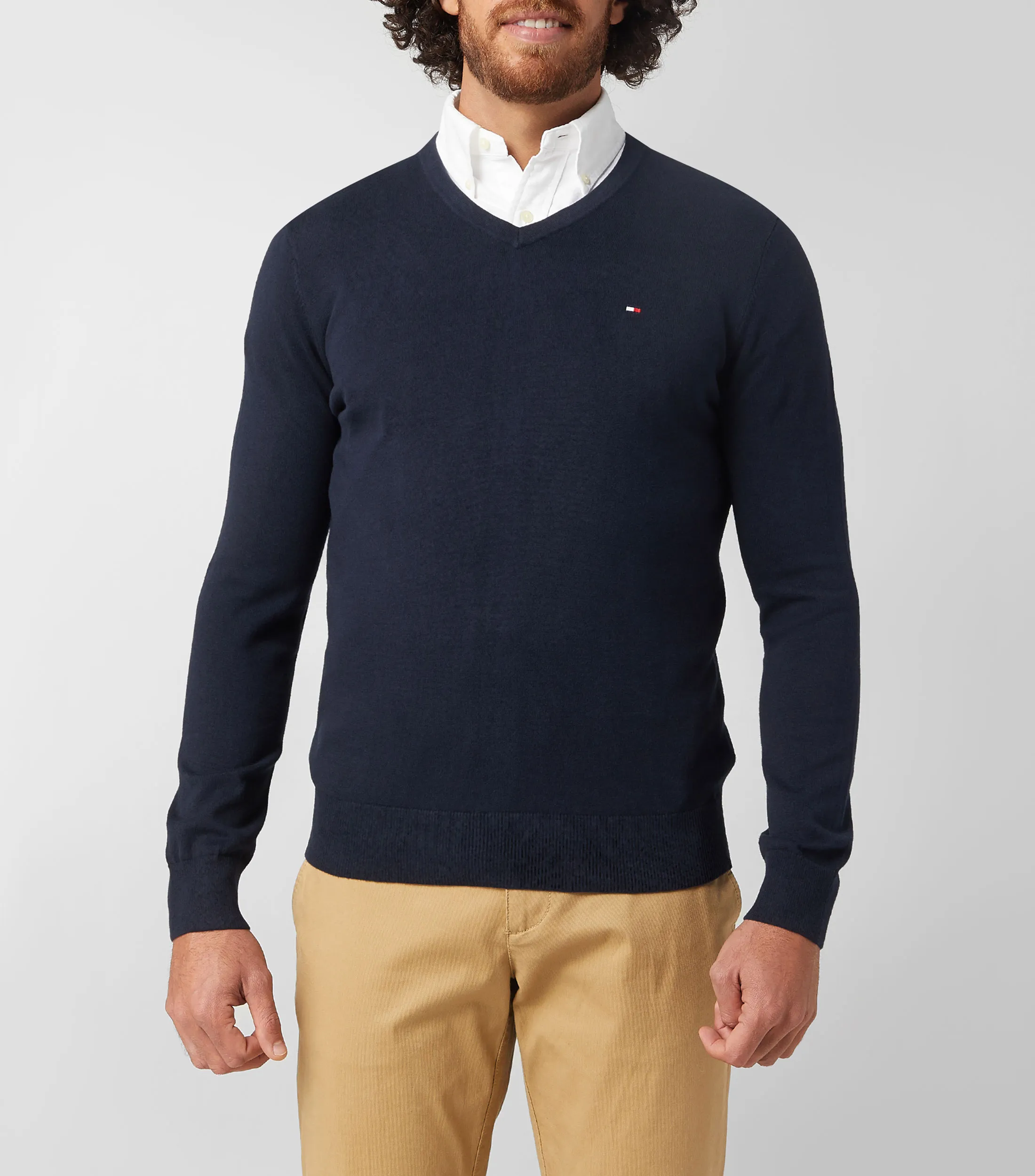 Tommy Hilfiger Suéter Cuello V Hombre