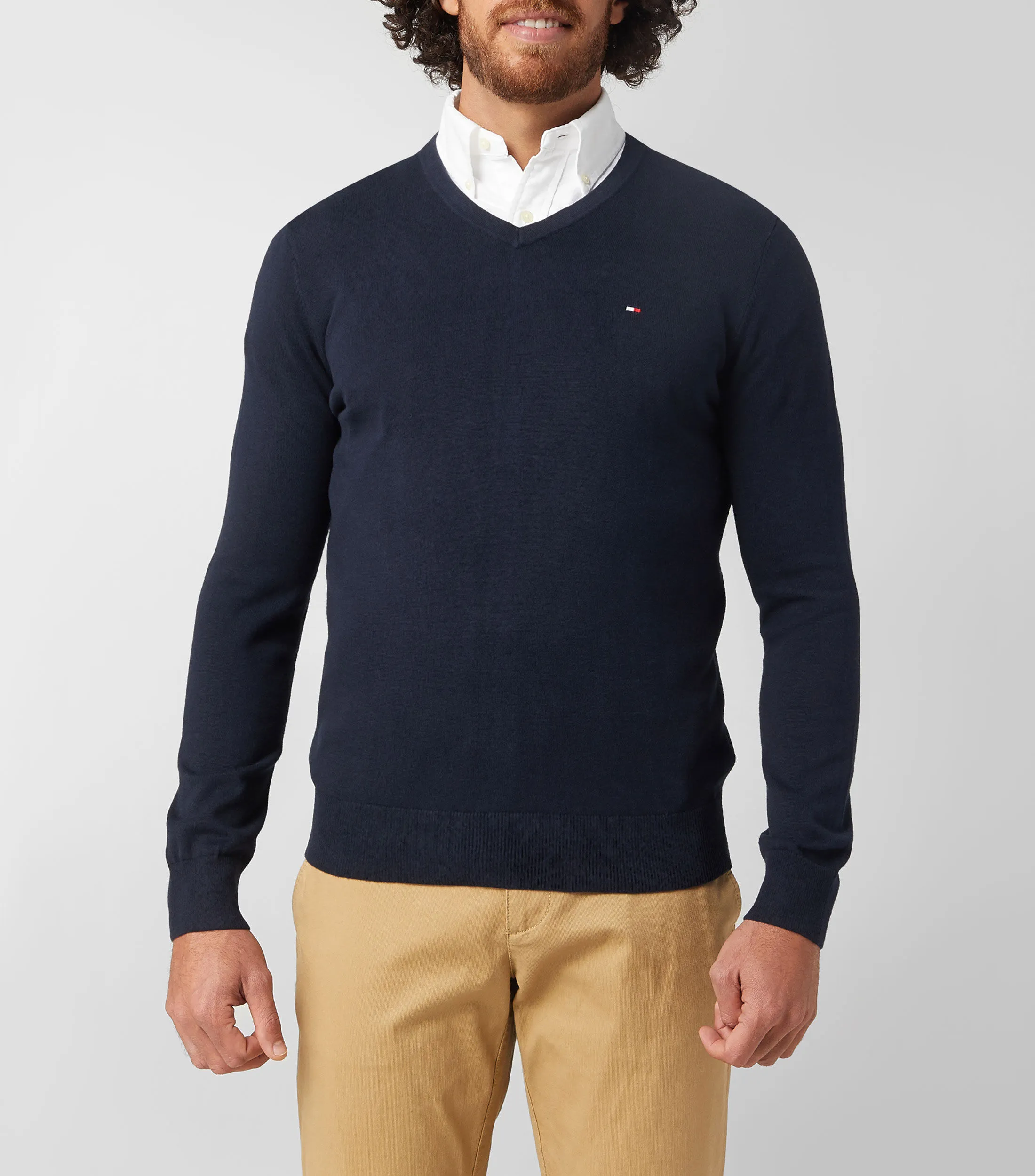 Tommy Hilfiger Suéter Cuello V Hombre