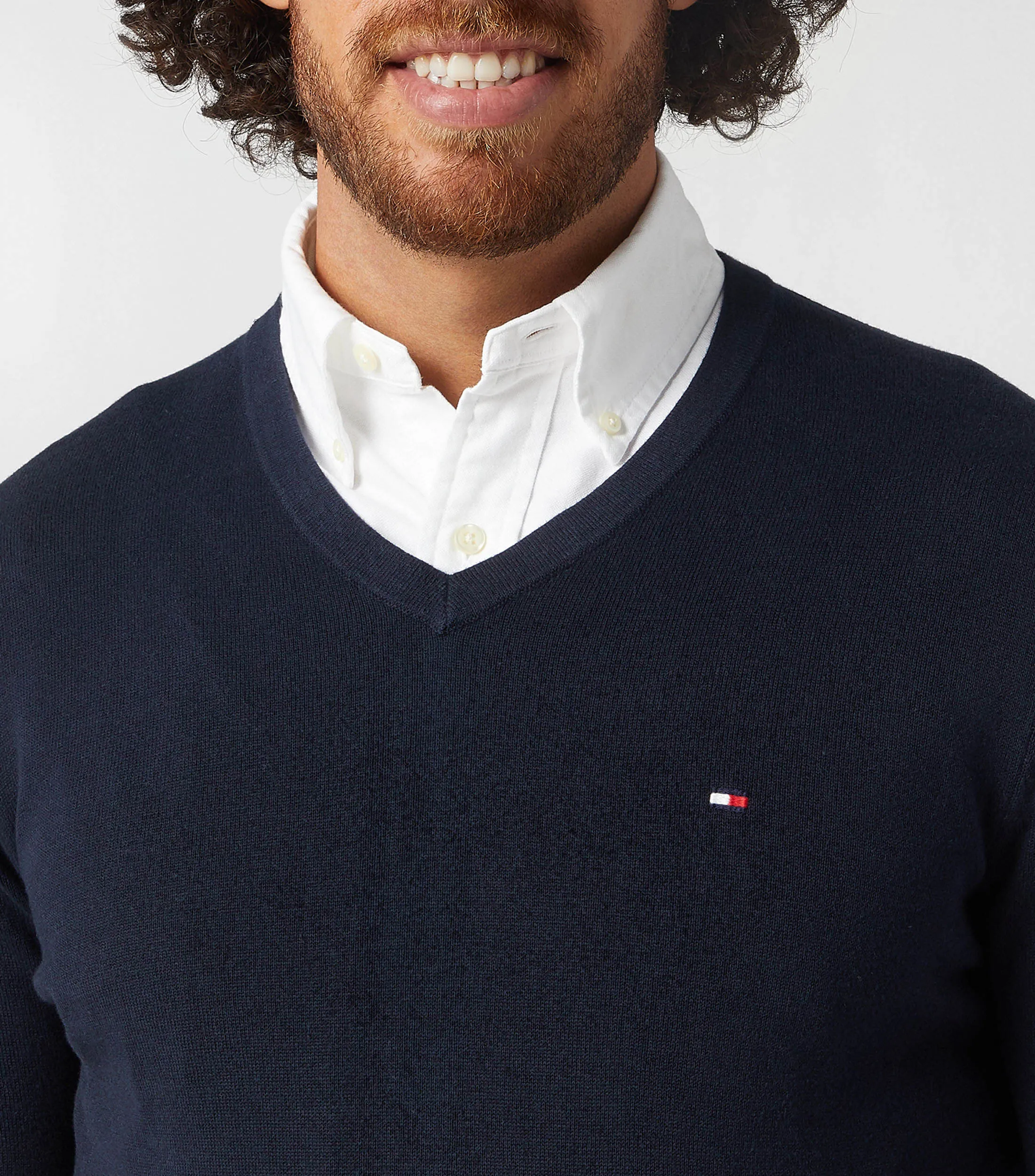 Tommy Hilfiger Suéter Cuello V Hombre