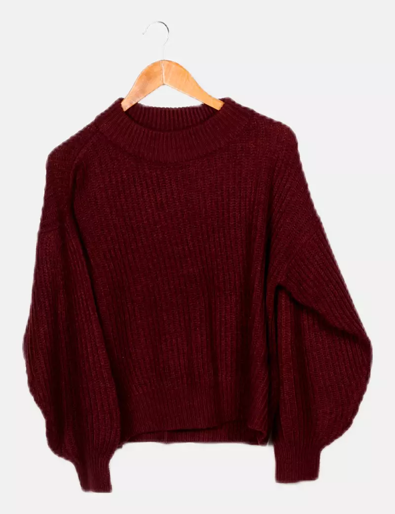 Vero Moda Jersey granate punto