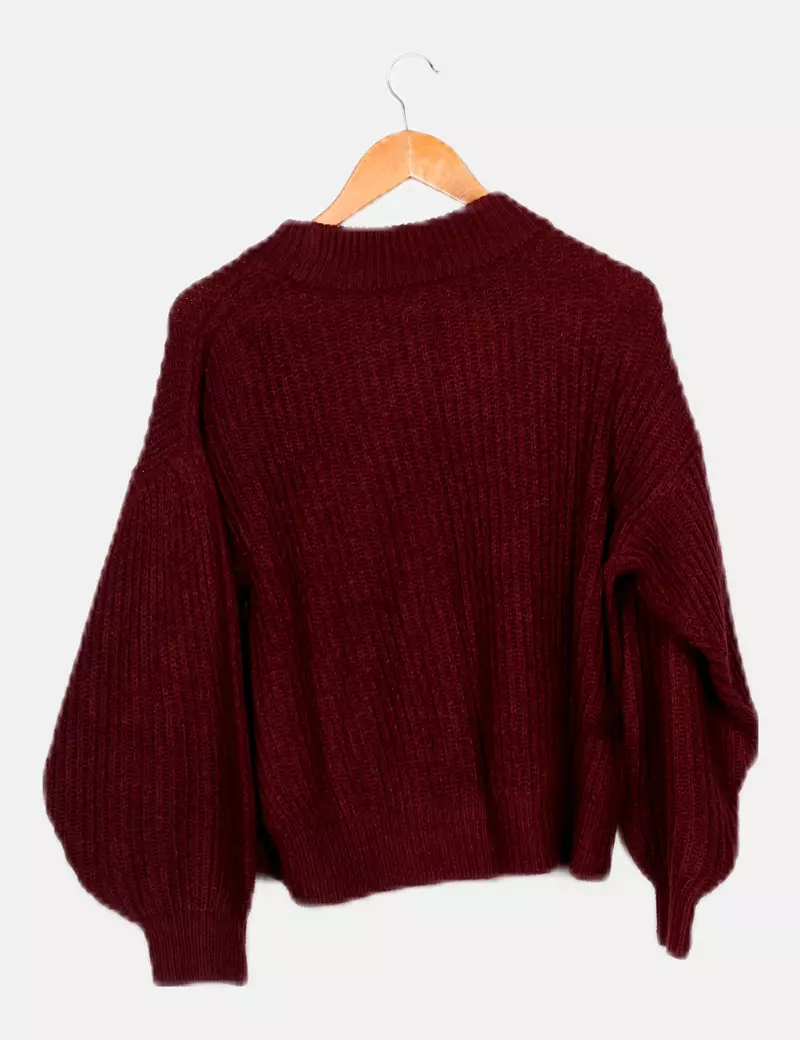 Vero Moda Jersey granate punto