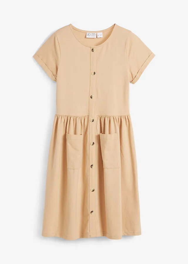 Vestido de punto Café con leche