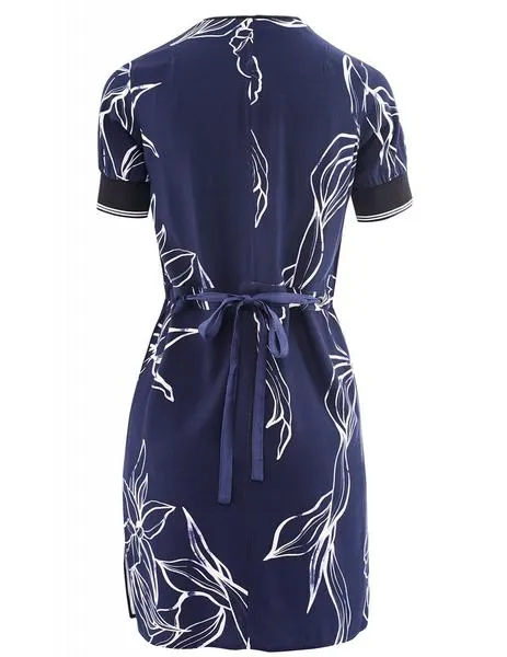 vestido salsa allover con cremallera