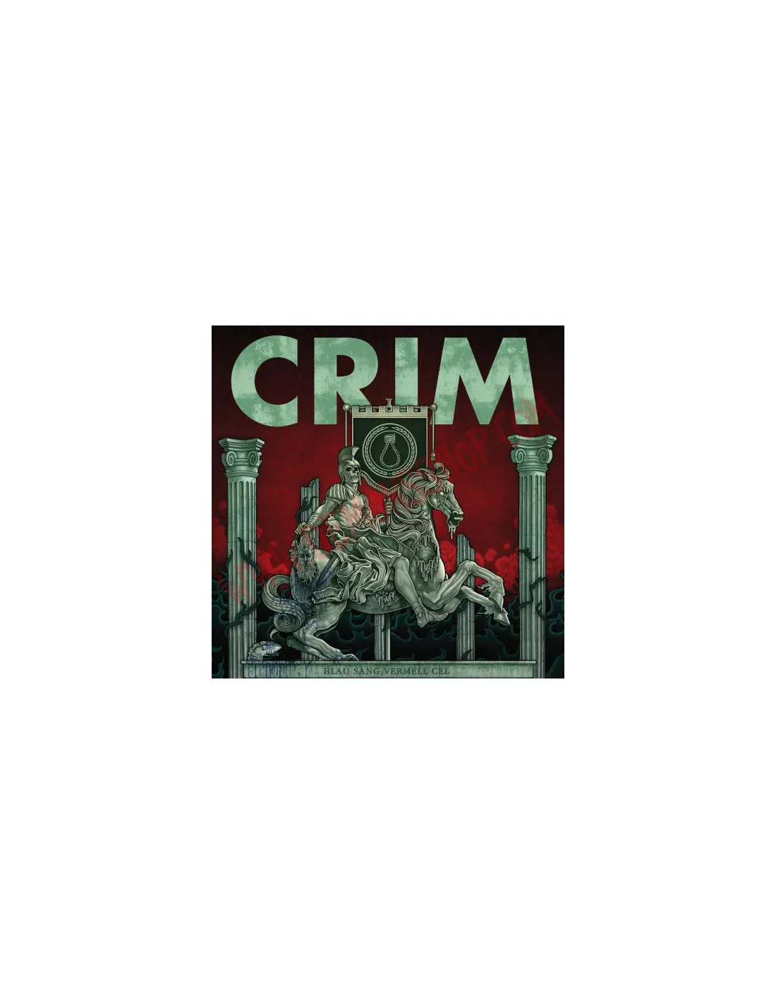 VINILO LP CRIM  BLAU SANG, VERMELL CEL