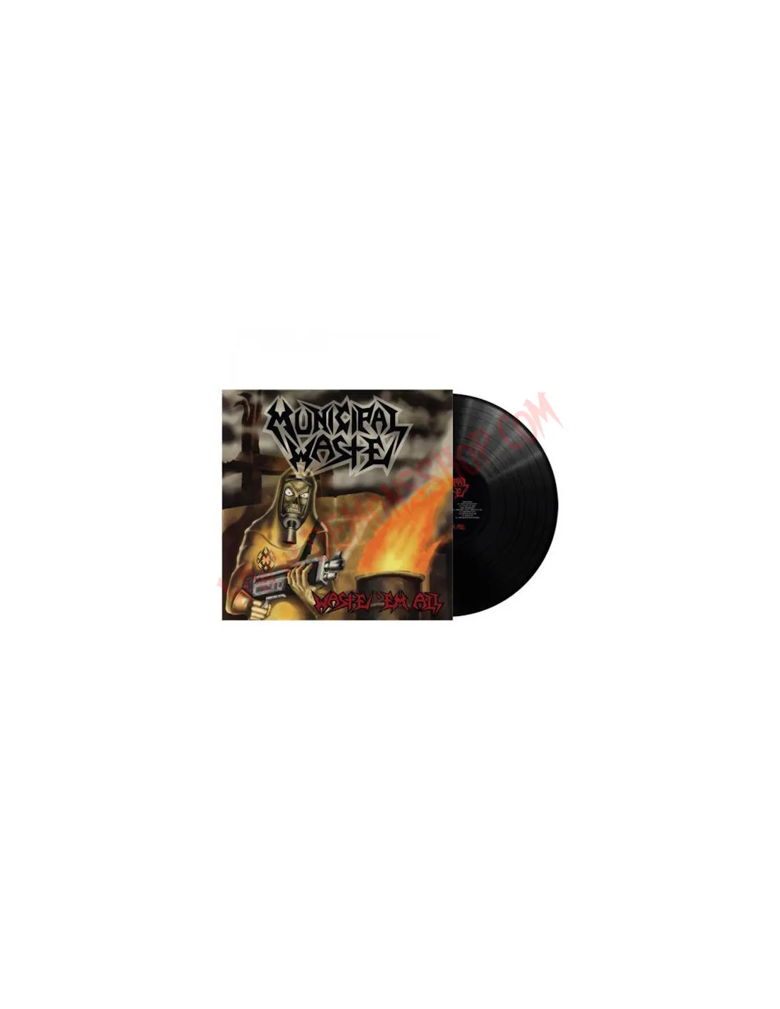 VINILO LP MUNICIPAL WASTE  WASTE 'EM ALL