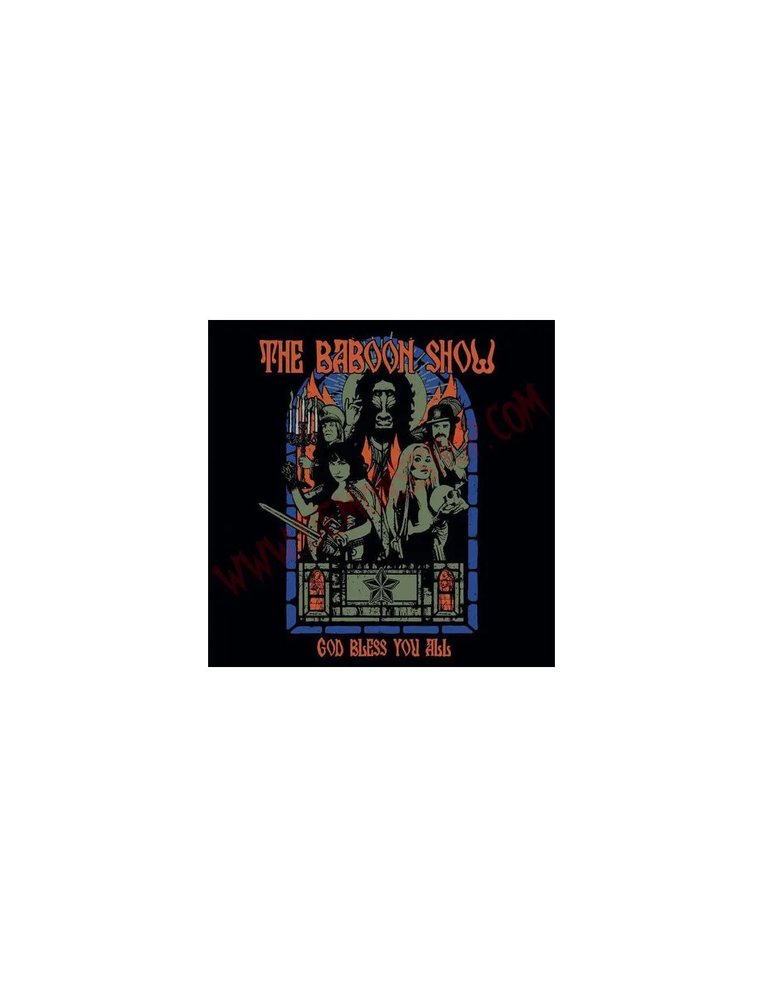 Vinilo LP The Baboon Show ‎– God Bless You All