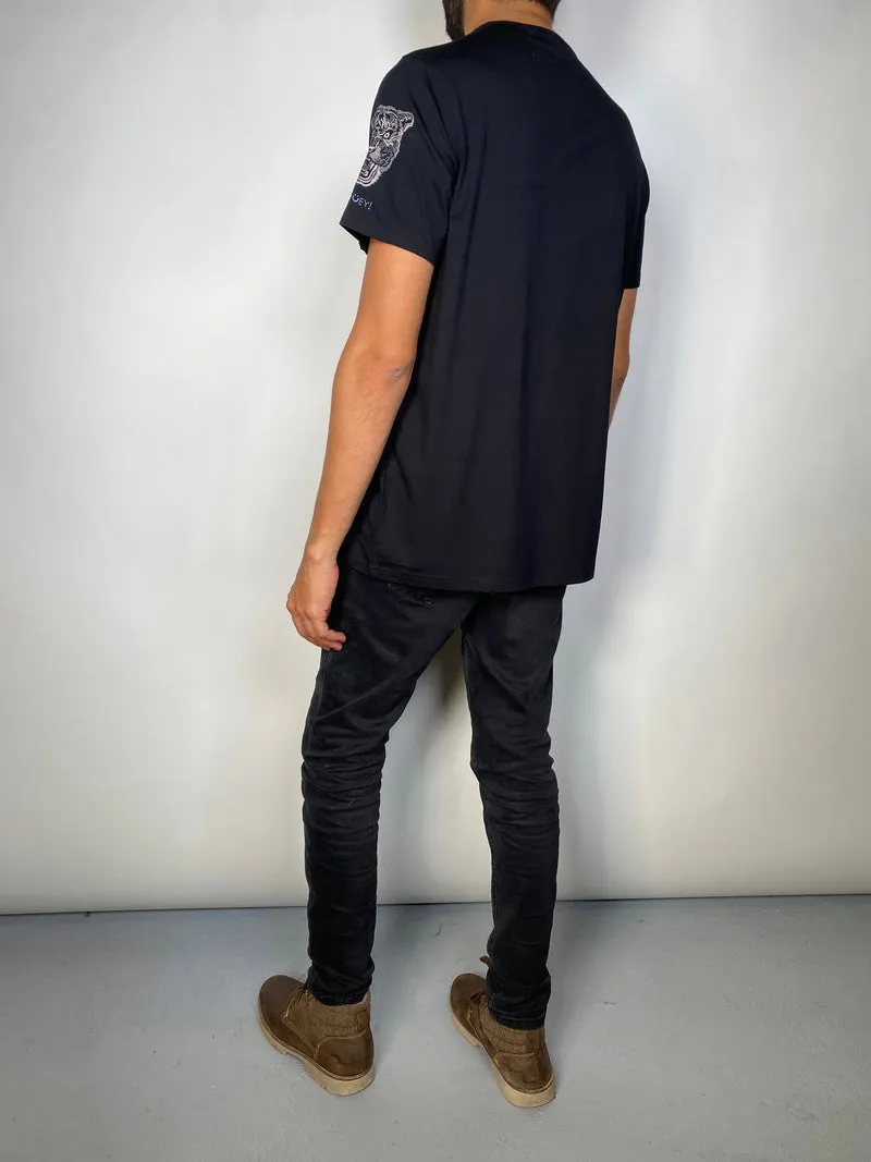 VINTAGE Polera Estampada