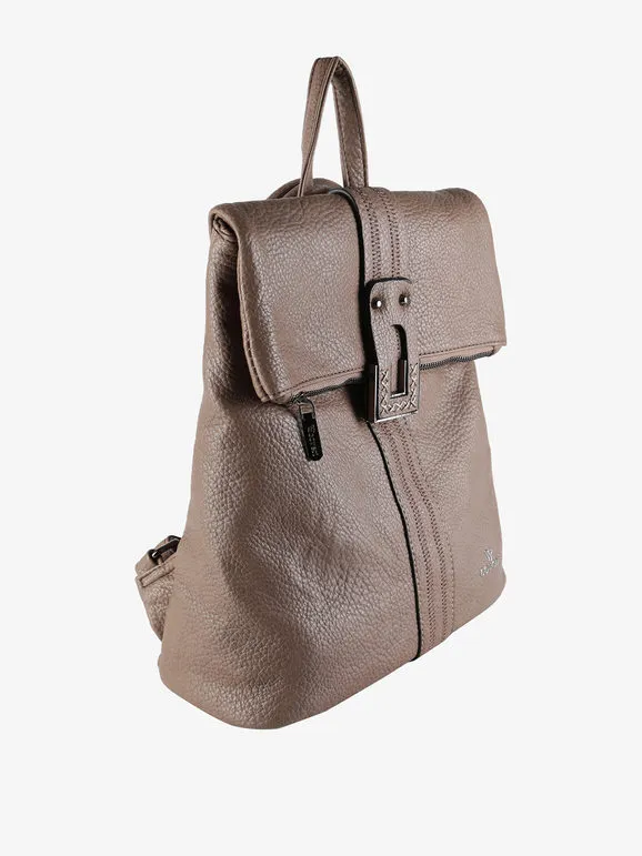 You Young Coveri Mochila de mujer en ecopiel con solapa.
